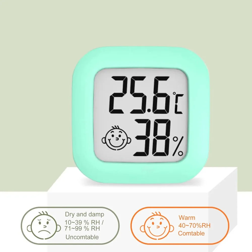 LCD Digital Thermometer Hygrometer Indoor Room Electronic Temperature Humidity Meter Sensor Gauge Weather Station for Home