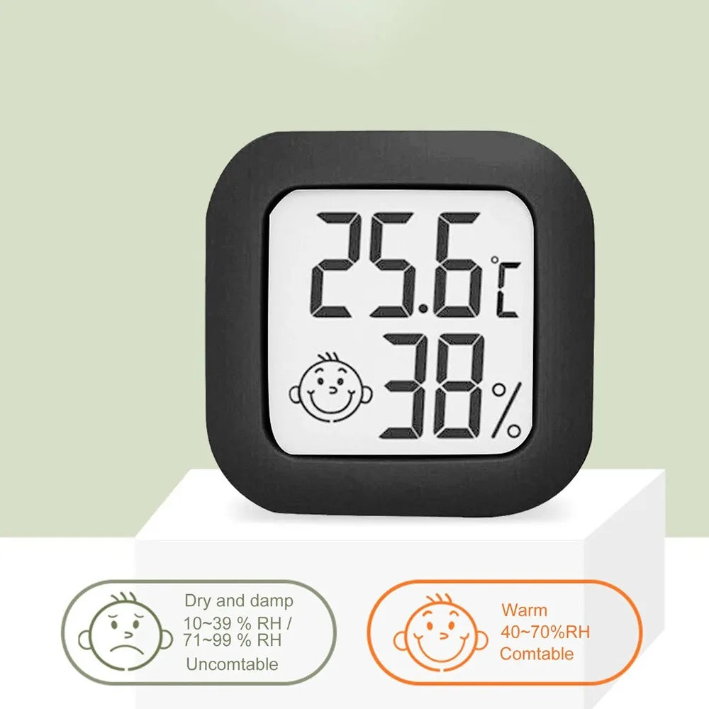 LCD Digital Thermometer Hygrometer Indoor Room Electronic Temperature Humidity Meter Sensor Gauge Weather Station for Home