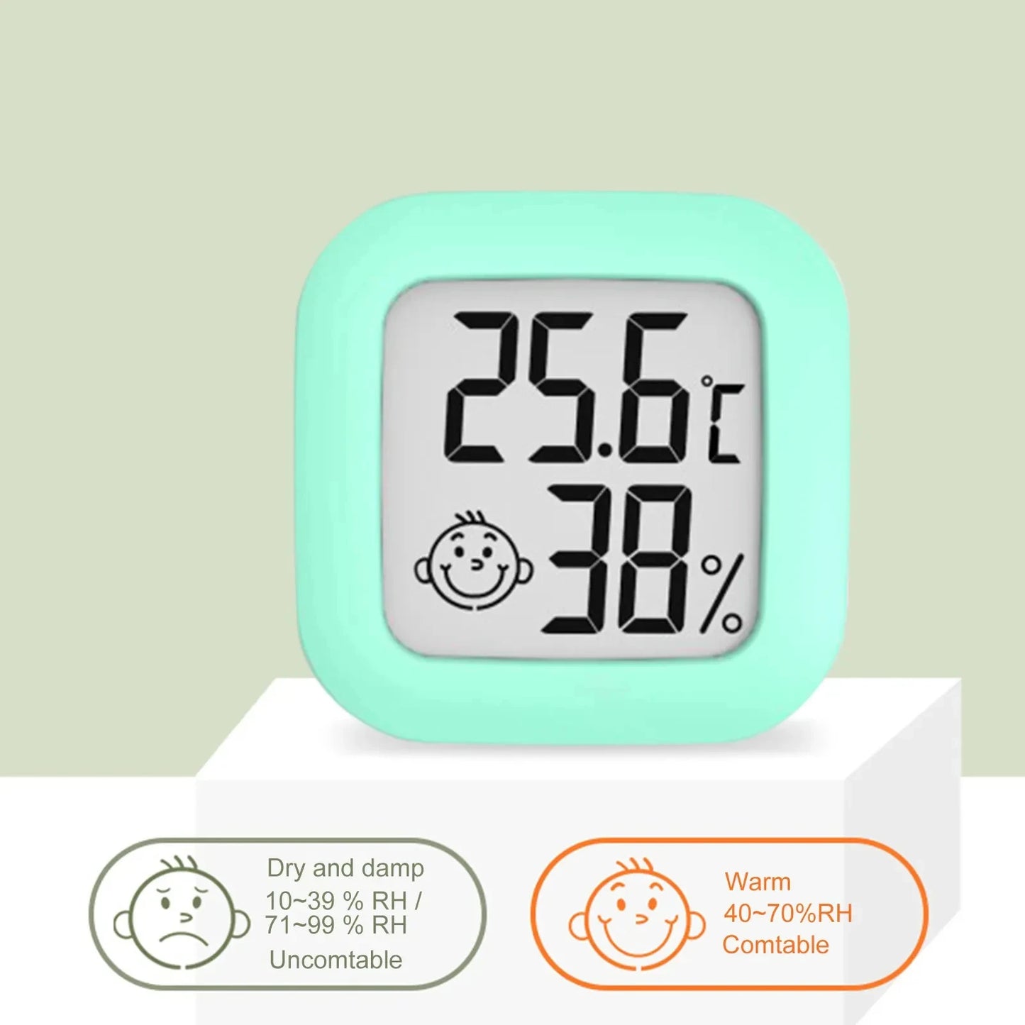 LCD Digital Thermometer Hygrometer Indoor Room Electronic Temperature Humidity Meter Sensor Gauge Weather Station for Home