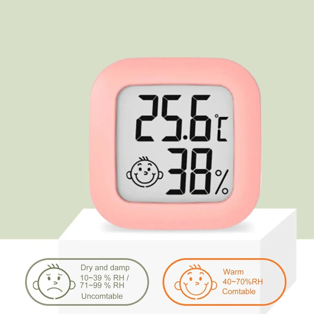 LCD Digital Thermometer Hygrometer Indoor Room Electronic Temperature Humidity Meter Sensor Gauge Weather Station for Home